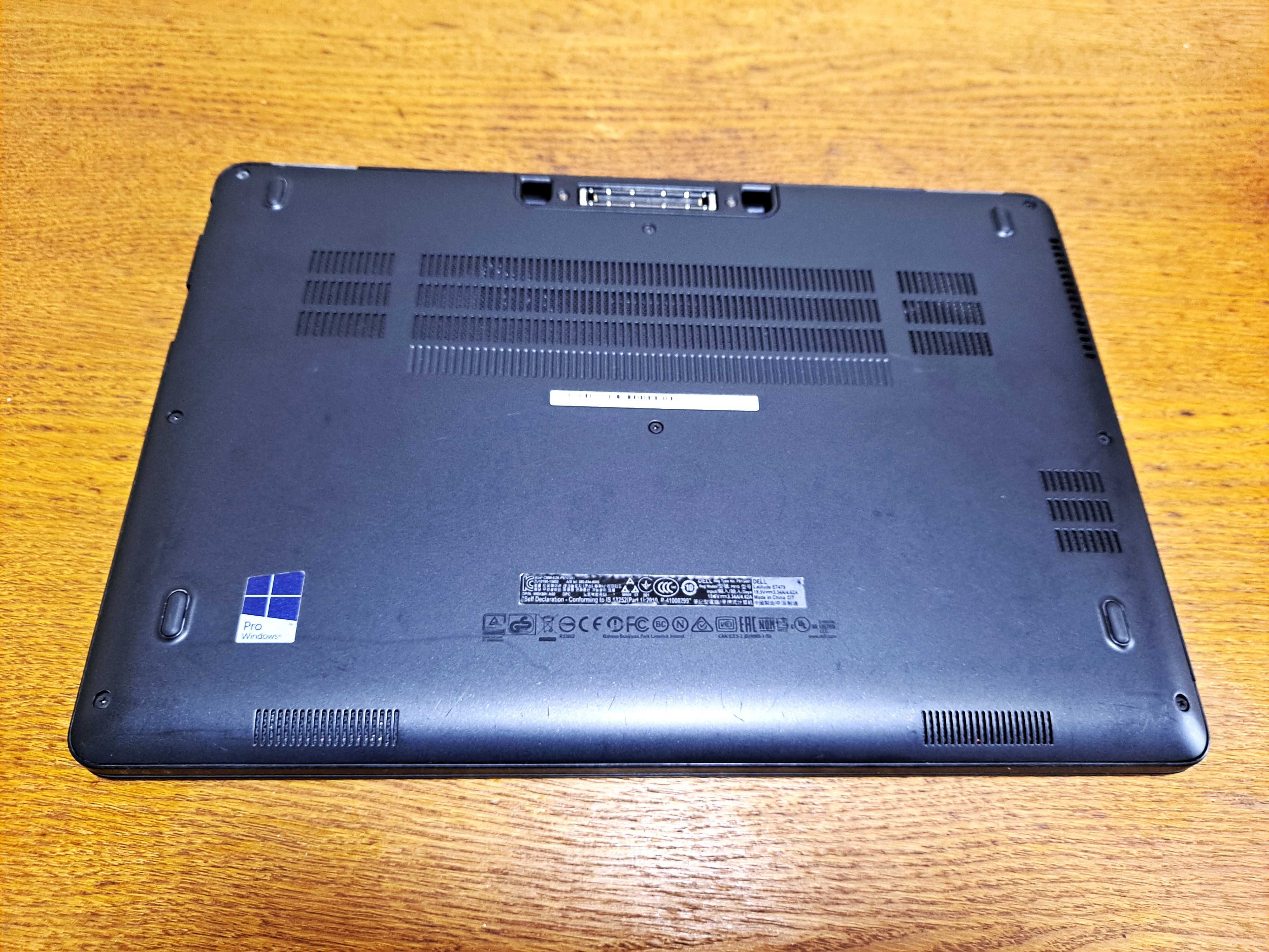 Laptop DELL Latitude E7470 / i7-6600U / RAM 16 GB ( DDR4) / SSD 240 GB