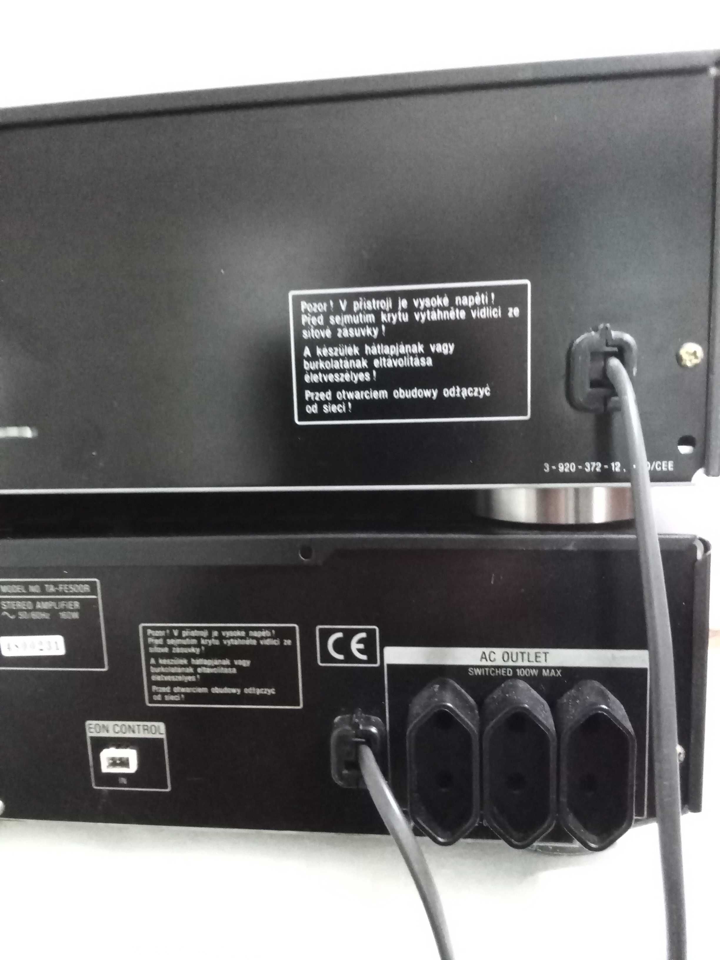 Sony TC WR 565 deck, Sony TA FE 500R amplificator