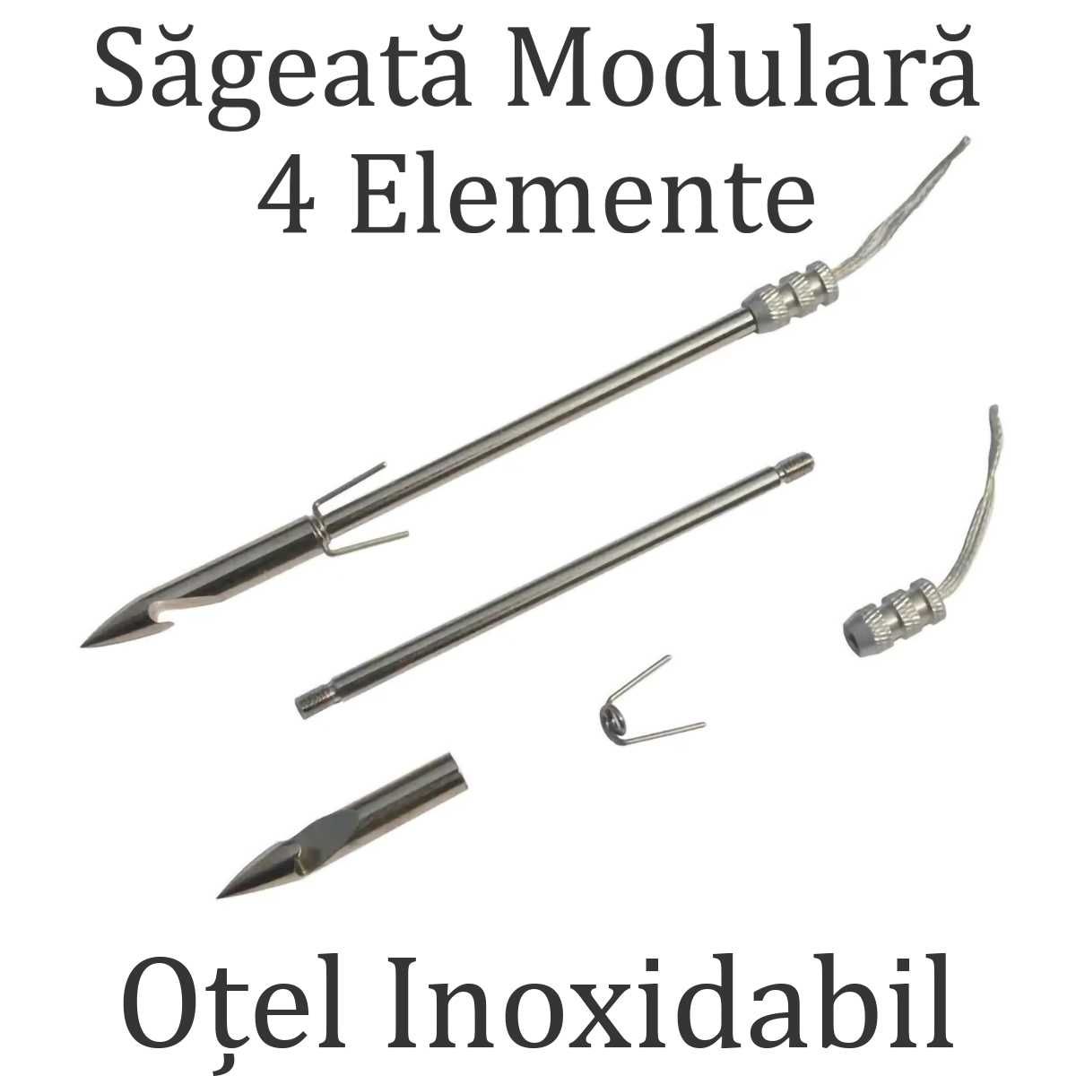 5 Sageti Prastie Vanatoare Pescuit Sageata, BONUS 50 Bile Otel 6mm