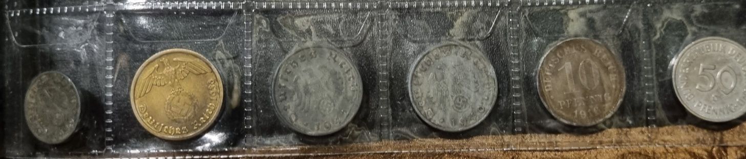 Monede vechi (Egipt, Emiratele Arabe, Belgia, URSS, Germania)