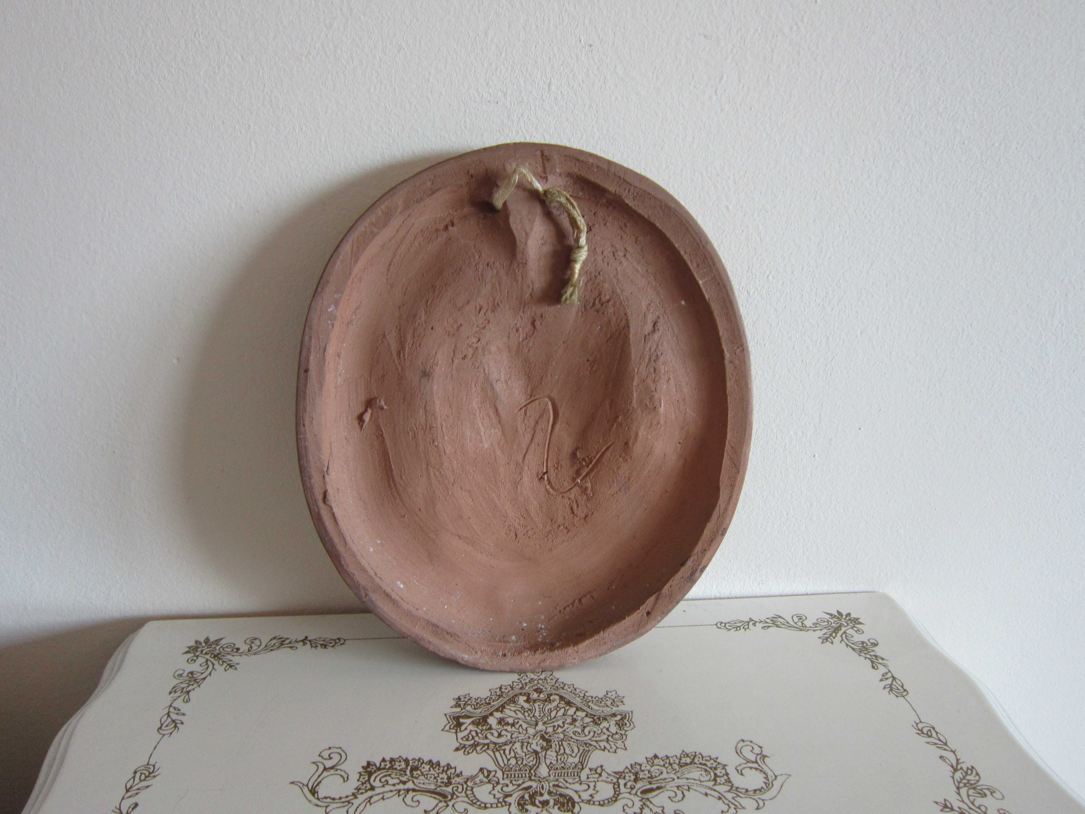 cadou rar "Isus pe Drumul Crucii" placa ceramica colectie vintage