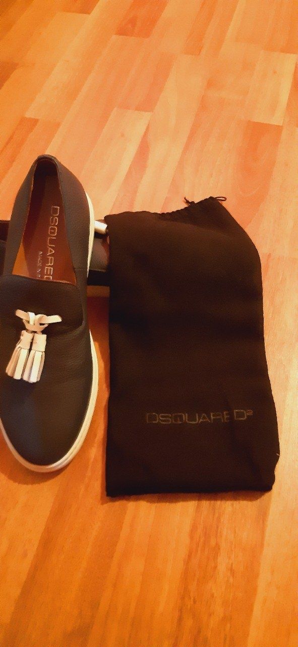 Дизайнерская мужская обувь, лофер от DSQUARED.