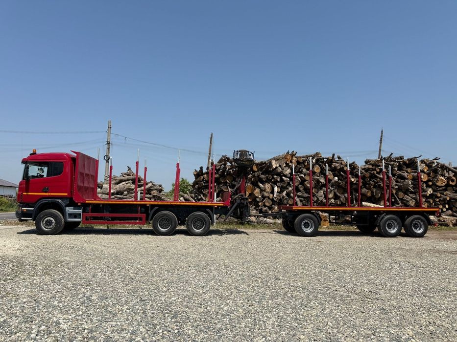 Scania G420 2010 6x6 Transport lemne - Camion Forestier -  Macara Epsi