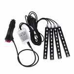 Banda Led RGB lumina ambientala auto multiple culori cu aplicatie 12