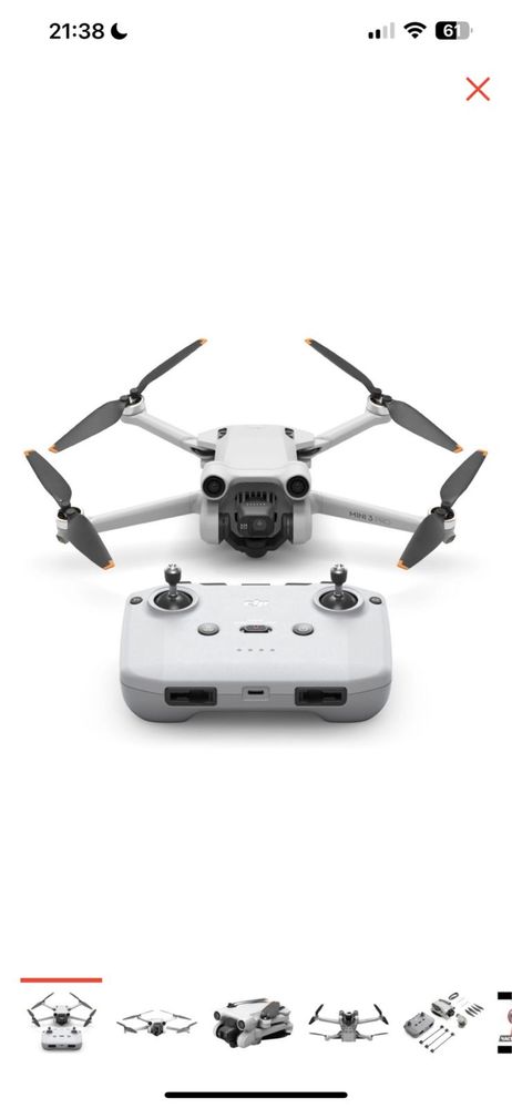 Дрон DJI Mini 3 Pro серый