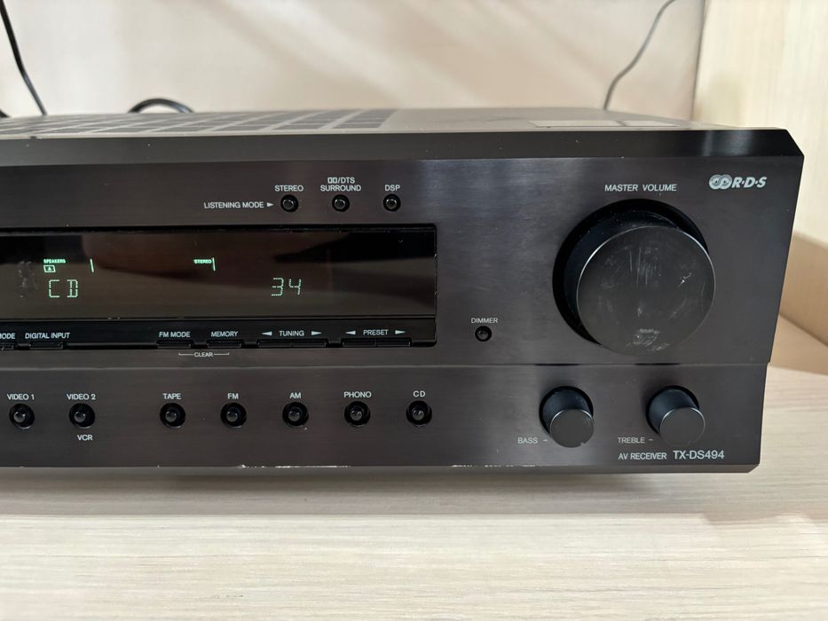 Audio Video Receiver 5+1 Onkyo TX-DS494 Amplificator 55W Radio RDS