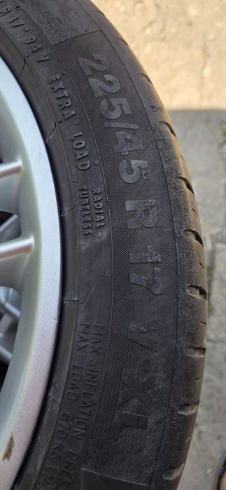 OPEL BORBET 225/45/17 8J×17 ET35 5×110