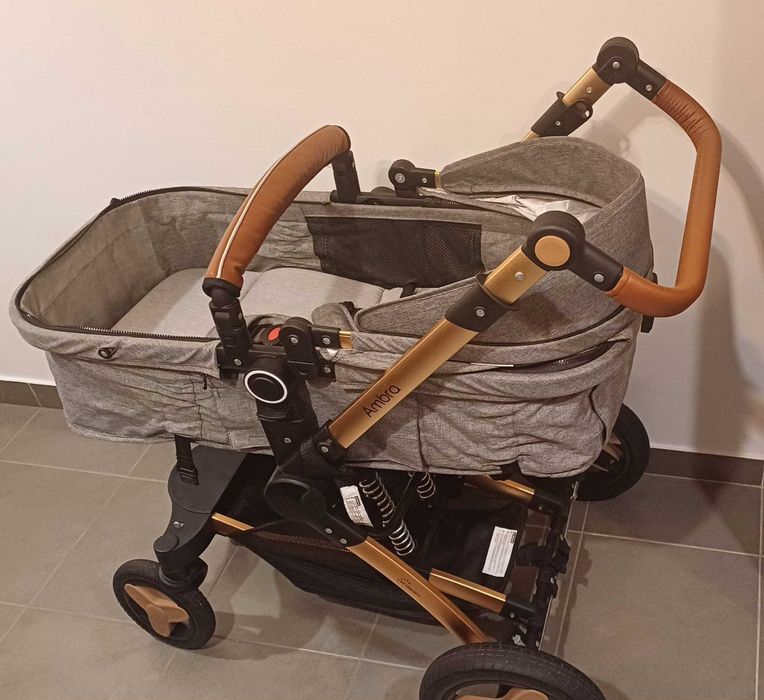 Cărucior 3in1 Coccolle Ambra gri