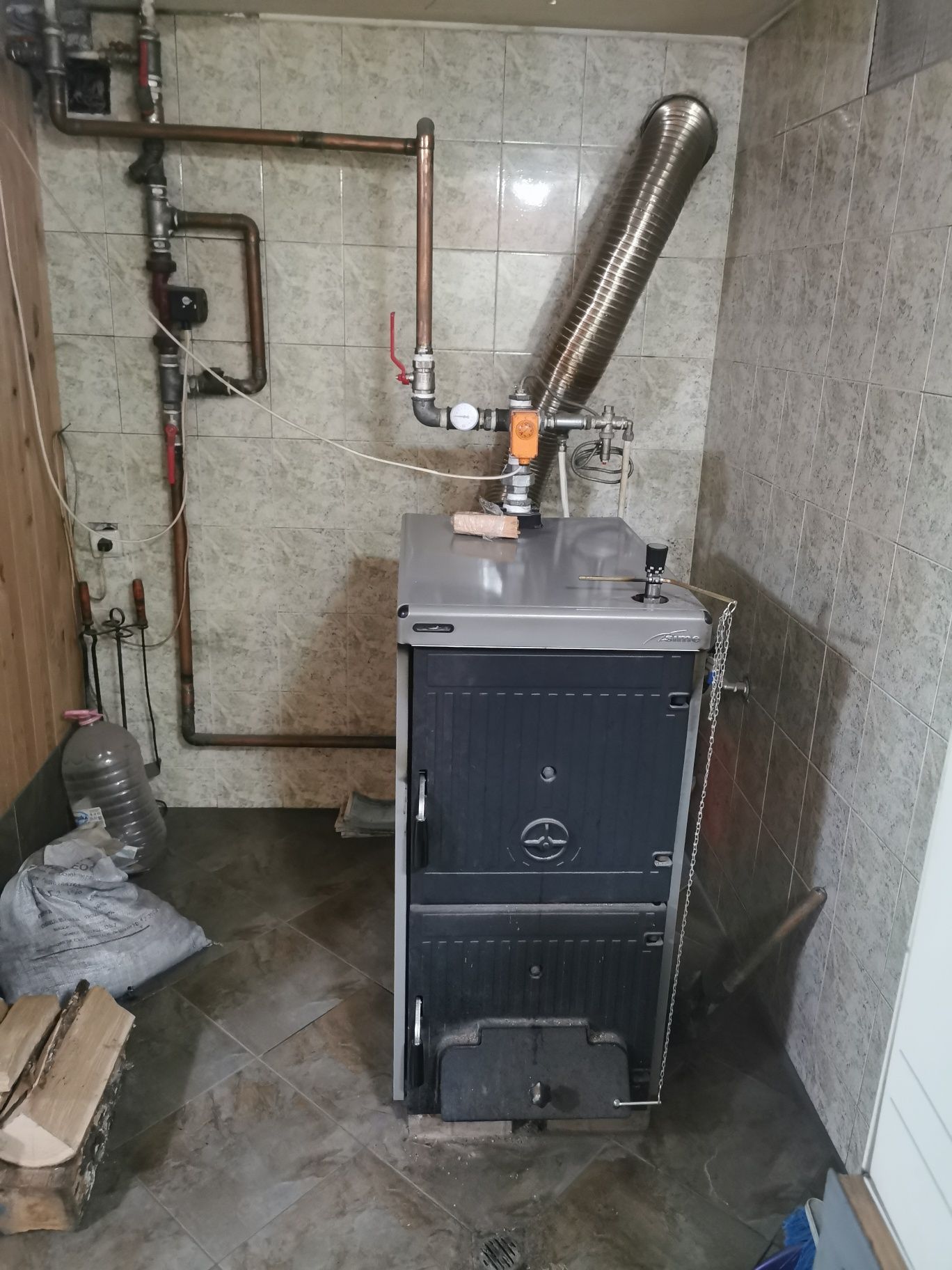 Котел на твърдо гориво Sime EV5 - 45 kW