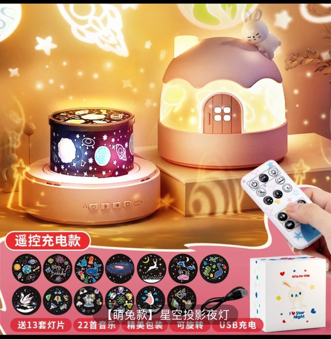 Проекционный ночник и светильник