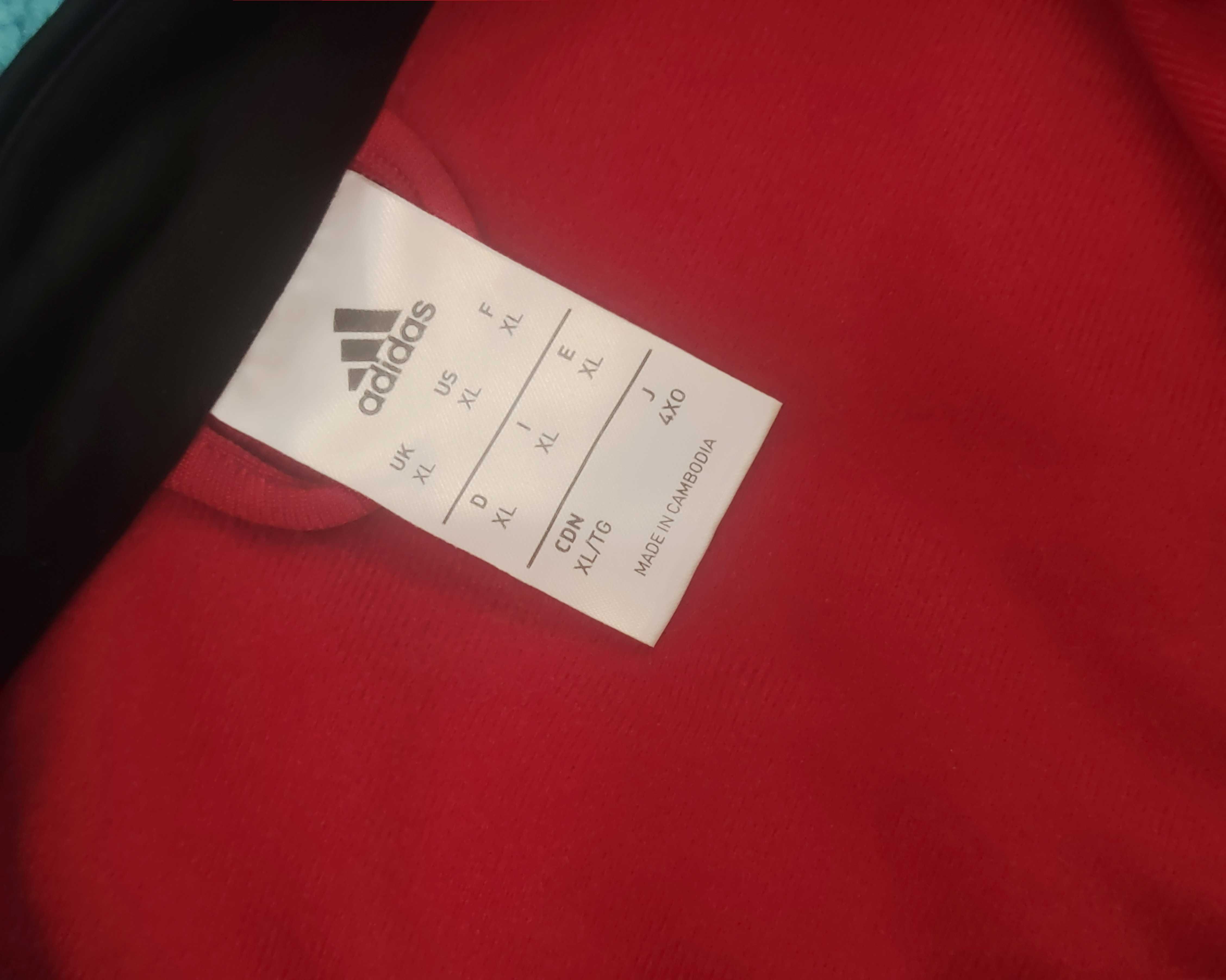 Bluza de trening Adidas Red Three Stripes - Original
