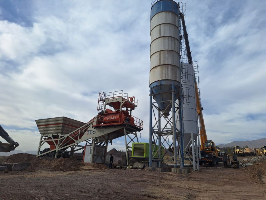 Mobilniy Beton Zavod , Tayyor Beton Ishlab Chiqarish