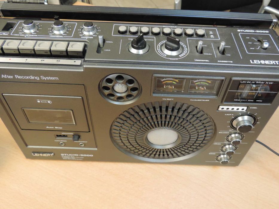 Lehnert studio 5000 radiocasetofon cu ritmuri after recording