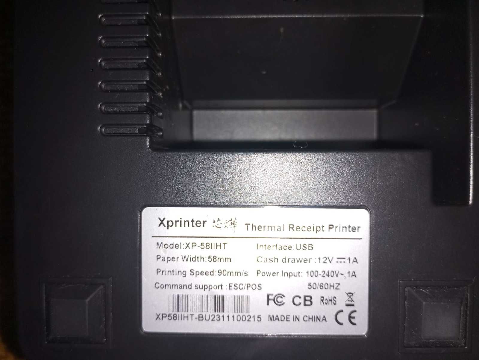 Термопринтер чеков Xprinter XP-58IIHT