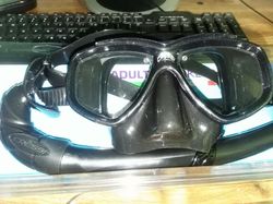 Masca scufundari, ochelari scafandru + tub.
