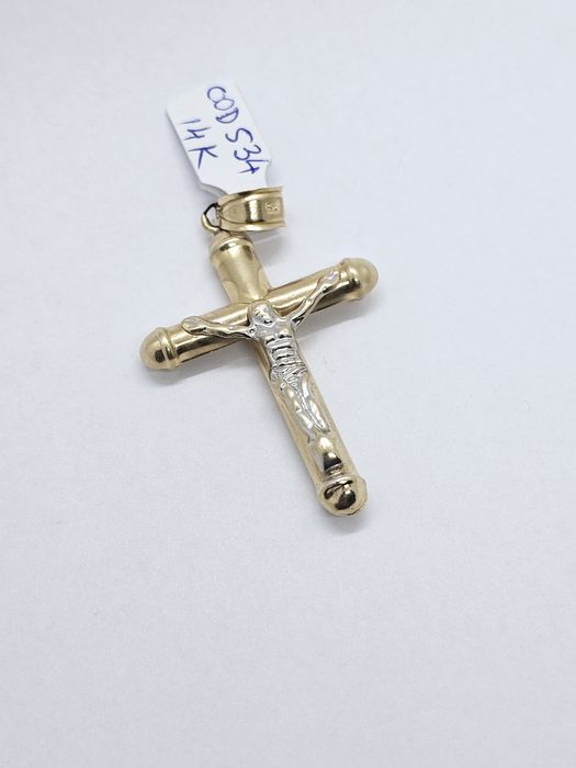 Vand cruce din aur 14 k 4.01 g cod 534