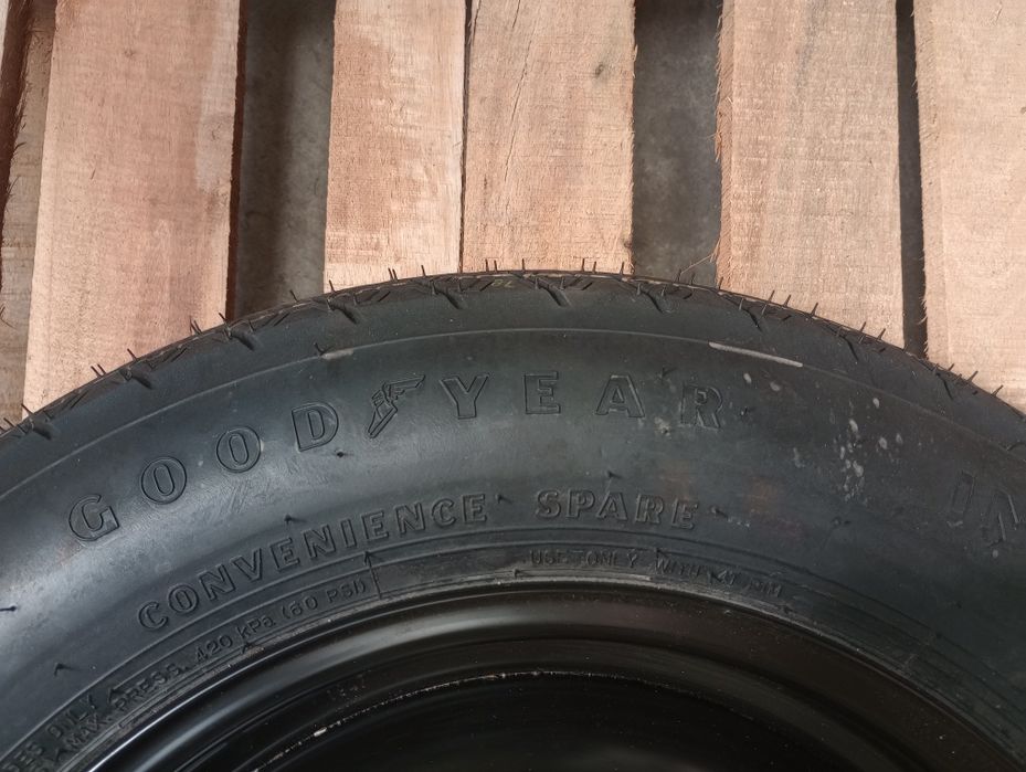 Roata de rezerva cu anvelopa GoodYear T145/90 D16, DOT 1623