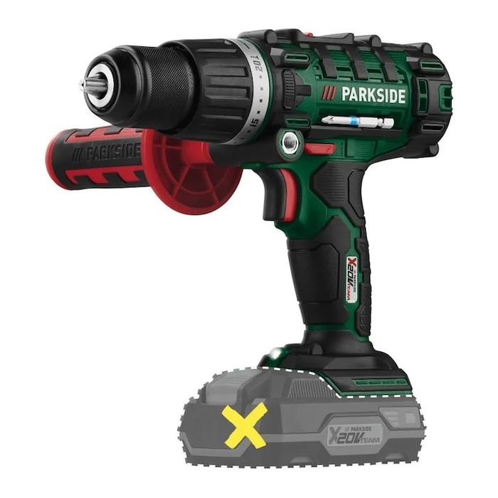 Bormasina filetanta parkside noua,garantie,percutie,valiza,nou