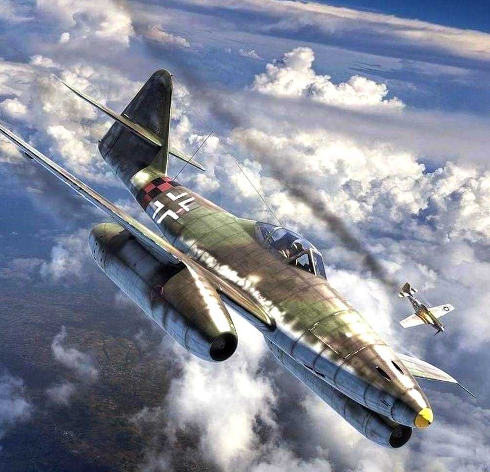 Macheta avion metalica Me-262 Deutschland scara 1:72