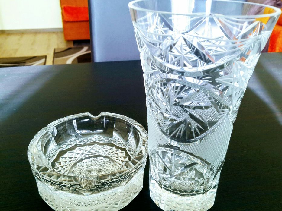 Cristal set , gravat manual.