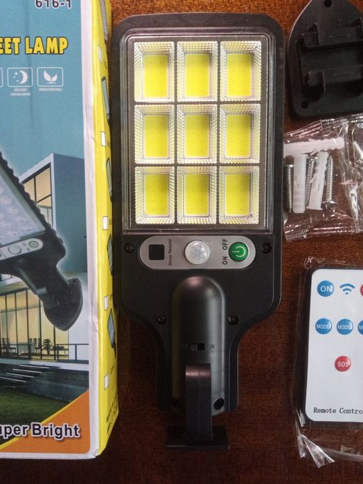 Соларна, сензорна, дворна лампа