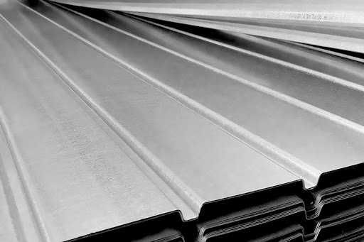 Tabla zincata cutata + tabla zincata lisa / dreapta - pret minim !