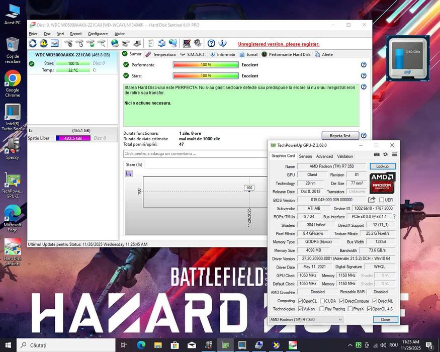 PC I5 4570 16gb ddr3 Amd R7 350 4GB  GDDR5 pc calculator unitate