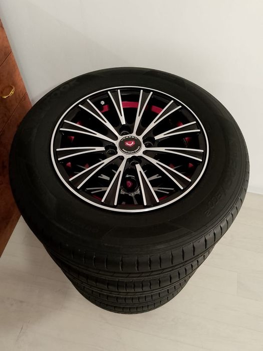 Диски титанки, резина Hankook