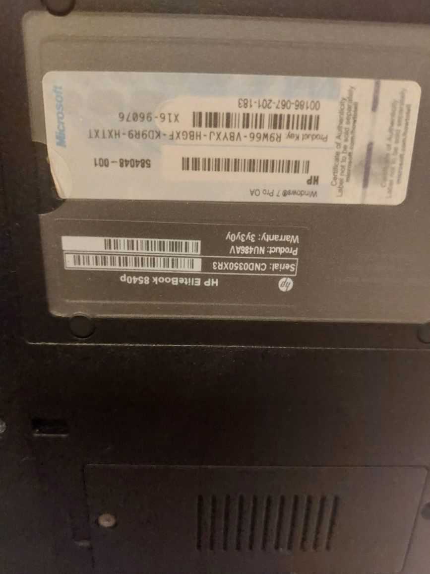 Laptop I5 HP EliteBook 8540p