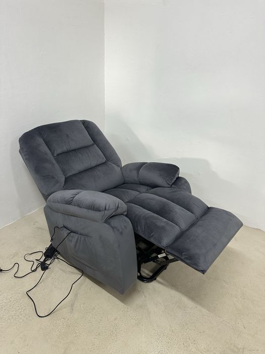 Масажно кресло HOMCOM, повдигаш механизъм, 8 точки за масаж, отопление