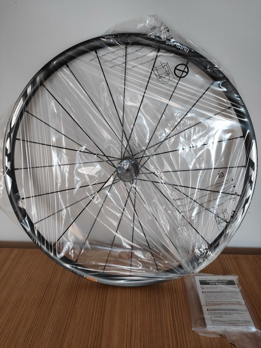 Roata fata gravel / ax 12x100 cursiera Shimano roata este noua