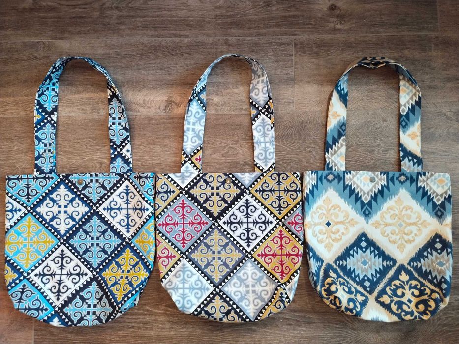 Этно шопперы в казахском стиле