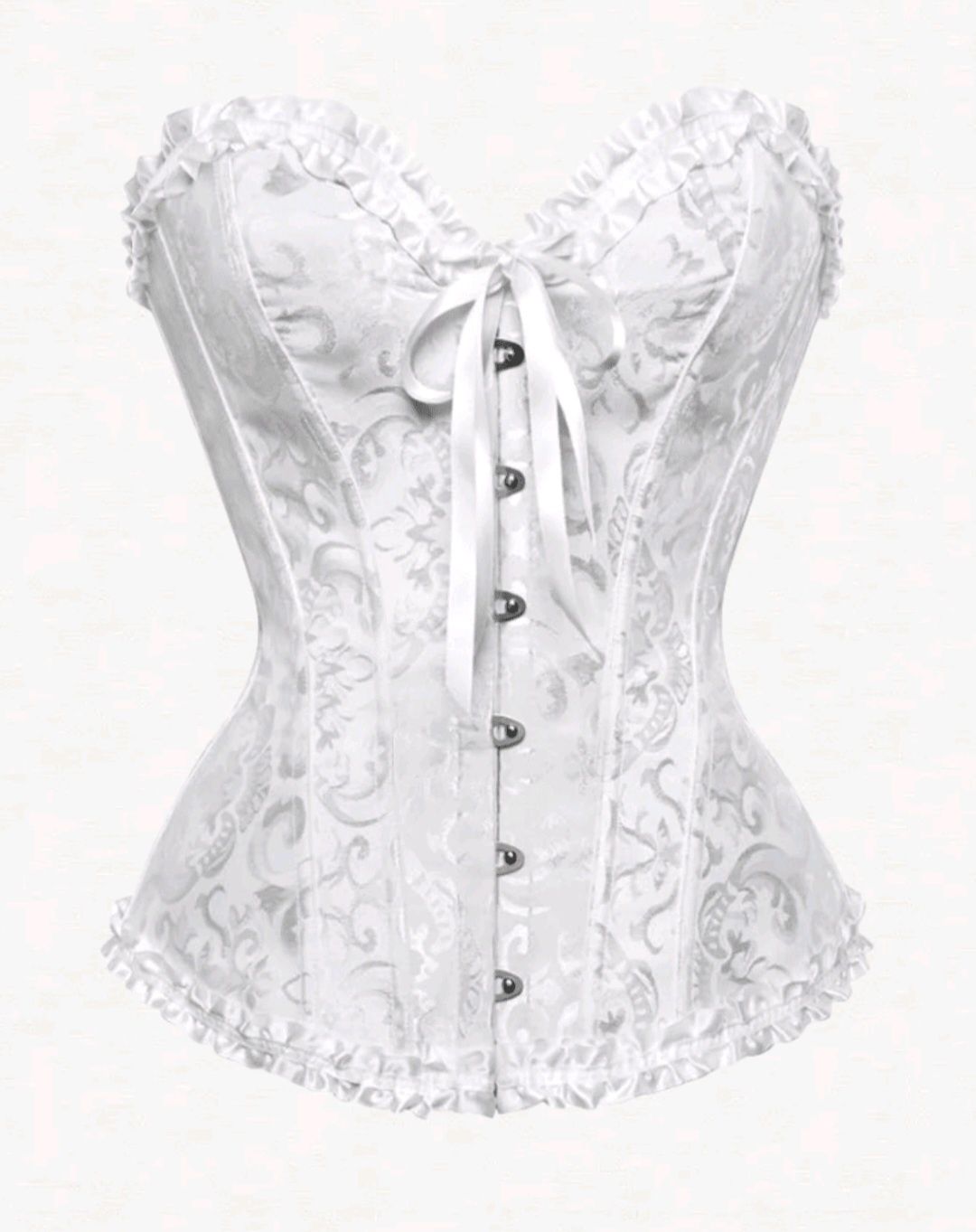 Corset dama alb.