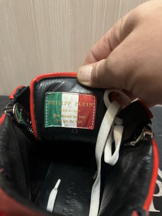 Кецове на Philip Plein от естествена кожа 43 номер