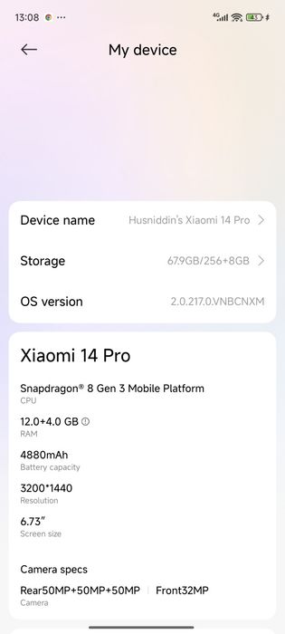 Xiaomi 14 pro flagman 16Gbt/256Gbt Light Green в отличном состоянии