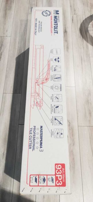 Masina de taiat gresie si faianta MasterPiuma P3 - 93cm  Montolit-93P3