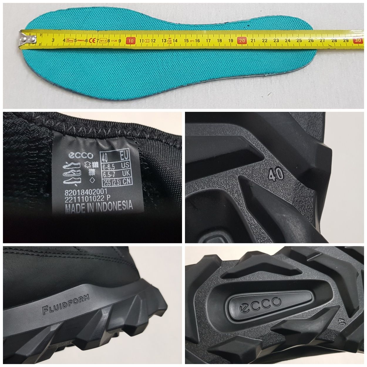 Ghete ECCO MX, pantofi impermeabili outdoor piele Nubuck, nr. 40 EU