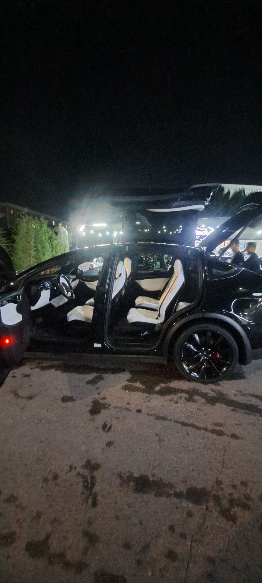 Tesla model X Qora.