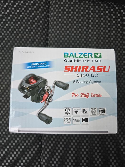 Vând mulineta/multiplicator Balzer Shirasu, nou nouța, sigilata!!