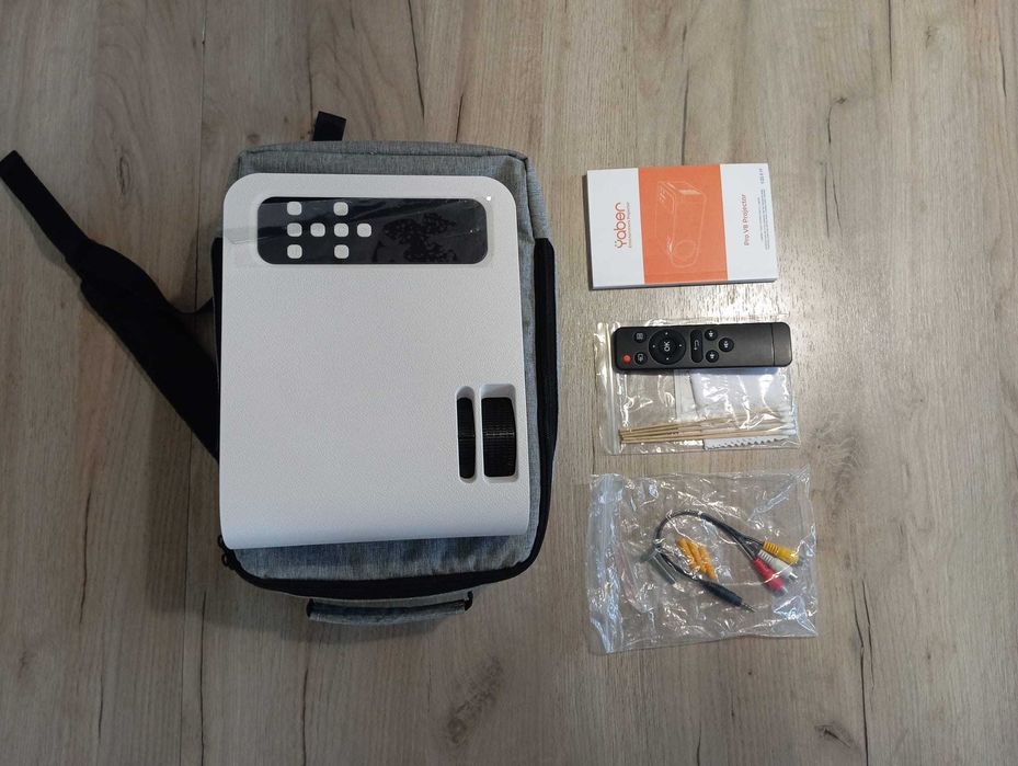 Proiector LED WiFi 6, Bluetooth 5.0, 15000 lumeni, Suporta 4k