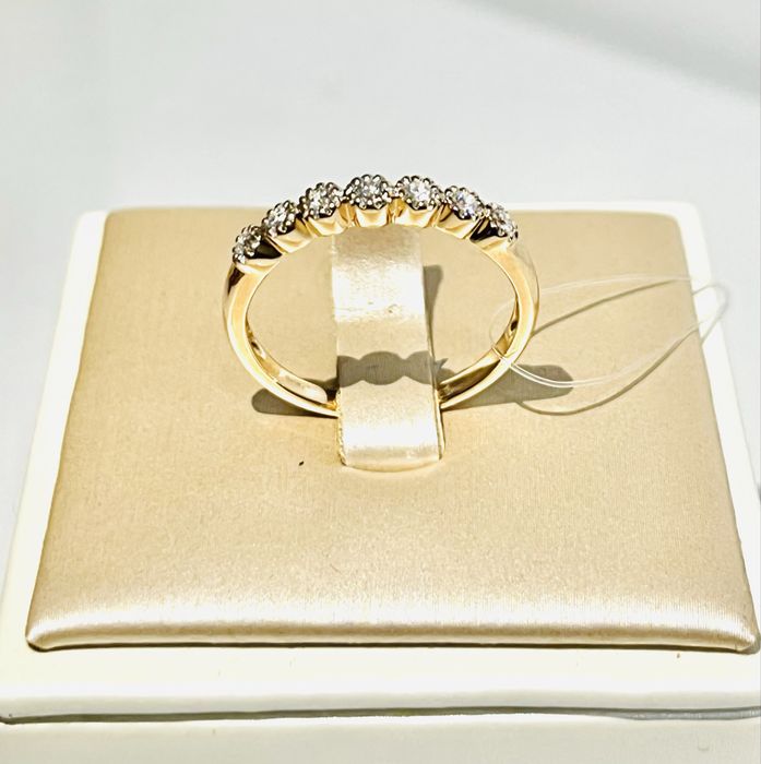 Золотое кольцо с бриллиантами 585 Россия