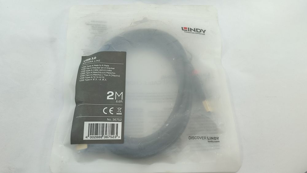 Cablu 2M USB USB profesional capete aurite