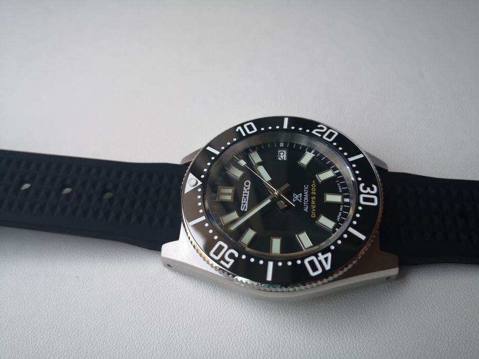 Ceas automatic Seiko 62MAS Mod Prospex curea de cauciuc FKM