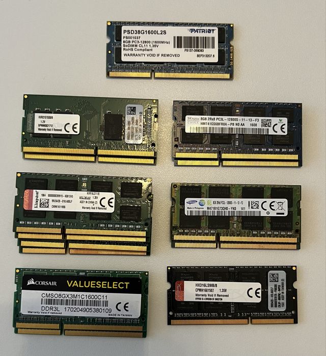 Memorii RAM Laptop 8GB DDR3L