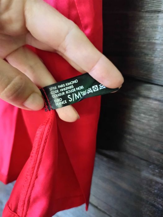 Дамски сатенен халат S/M размер