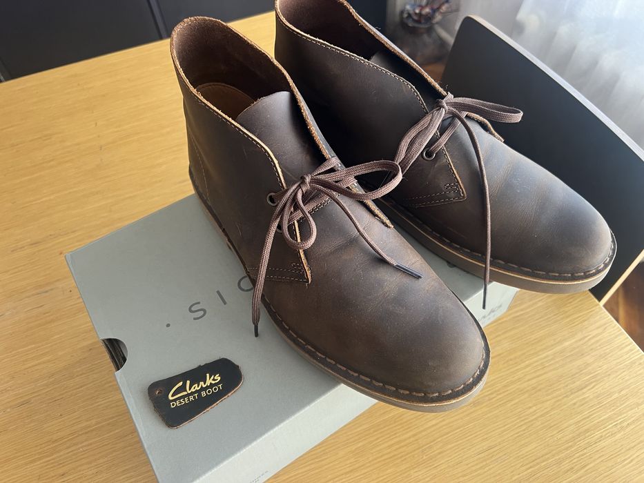 CLARKS Зимни обувки Desert Bt Evo Кафяв