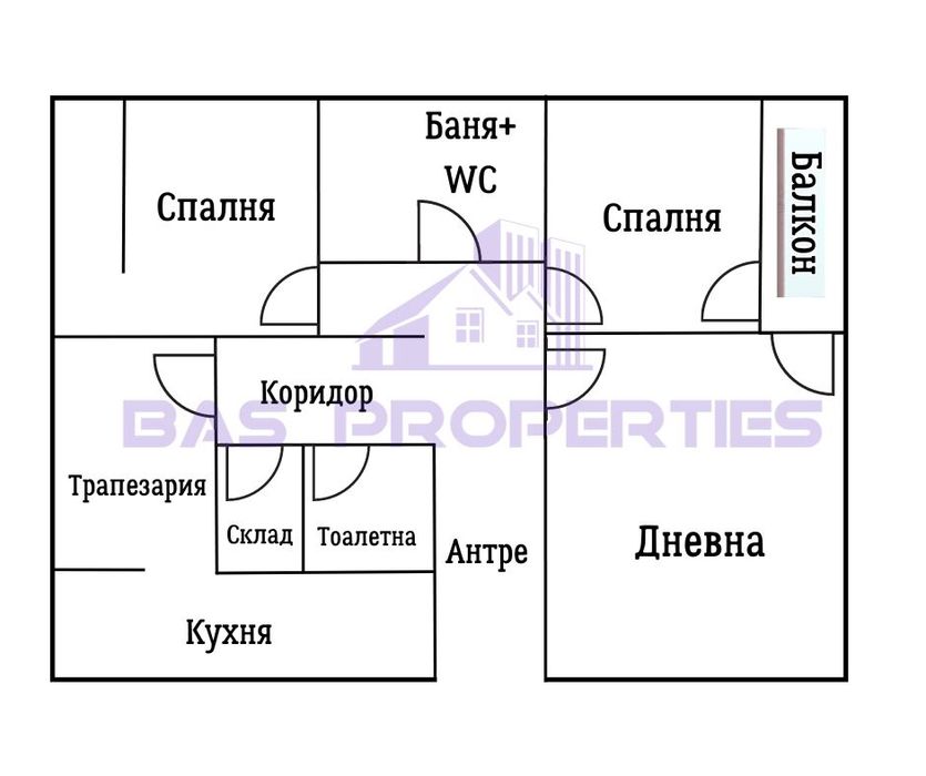 Продава се Тристаен апартамент в София, Света Троица - 103 кв.м за 1748 €/кв.м - Снимка #1