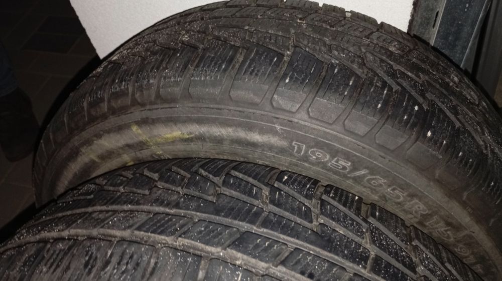 2 Roti 5x100 R15, anvelope iarna