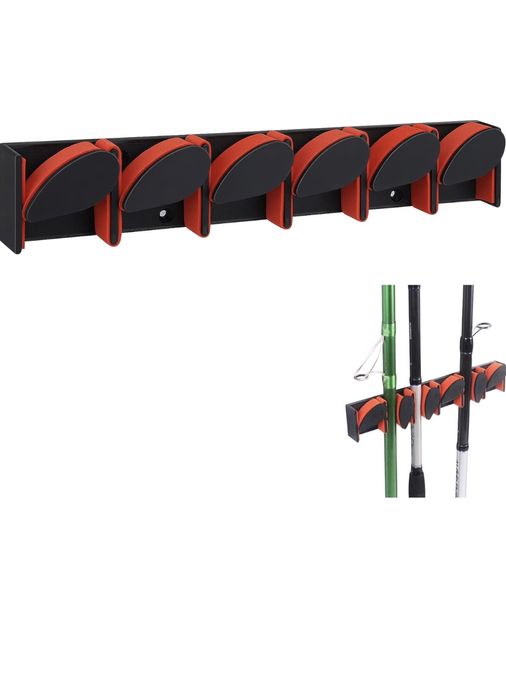 Държач за видици за стена до 6 въдици