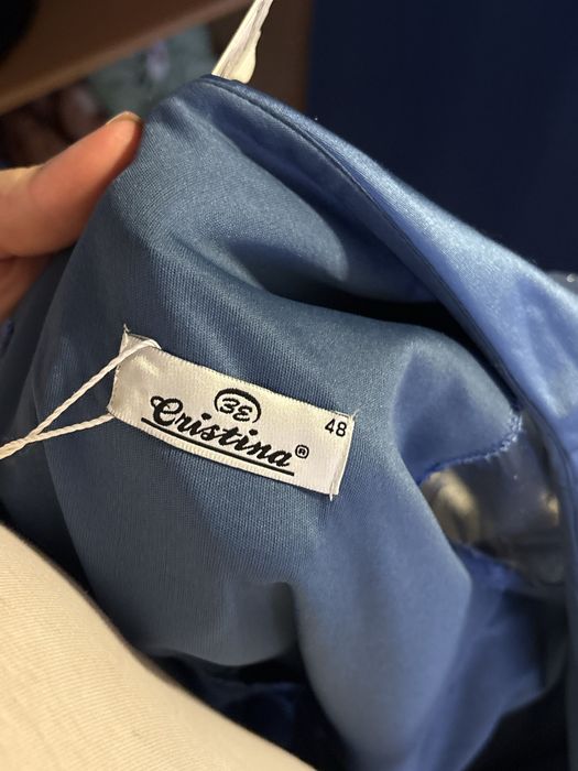 Rochie albastra midi